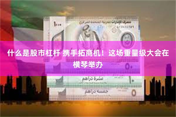 什么是股市杠杆 携手拓商机！这场重量级大会在横琴举办