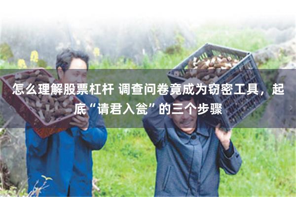 怎么理解股票杠杆 调查问卷竟成为窃密工具，起底“请君入瓮”的三个步骤
